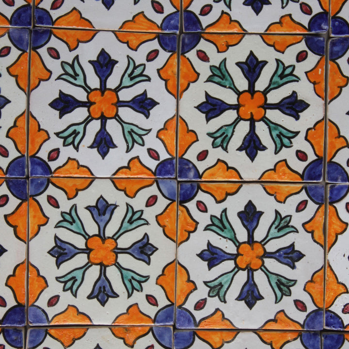 Hand-painted tile Aya