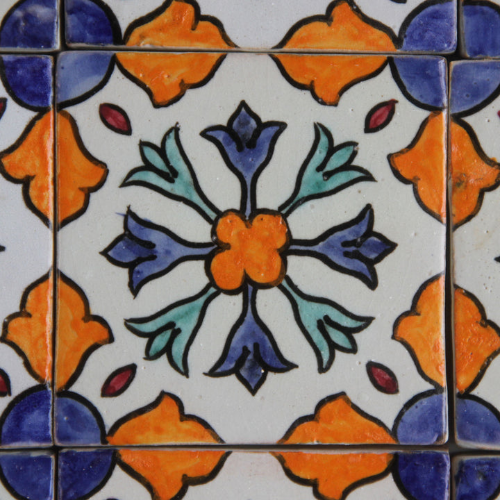 Hand-painted tile Aya
