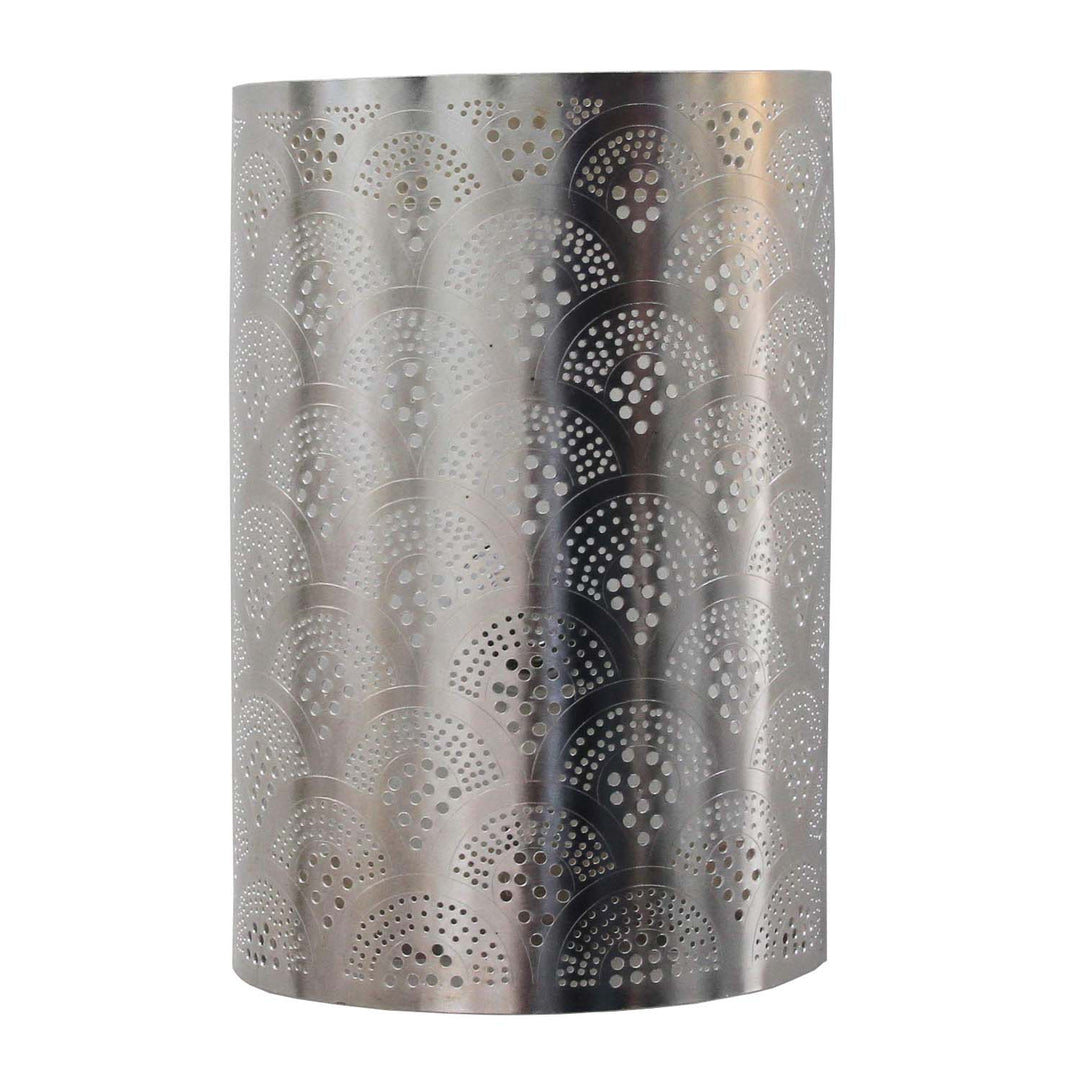 Moroccan silver wall lamp Aya