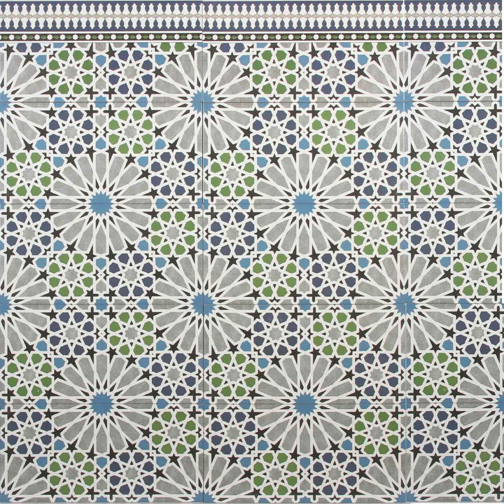 Moroccan wall tiles Medina