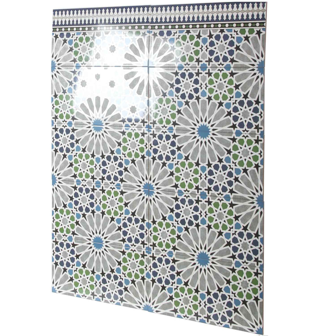 Moroccan wall tiles Medina