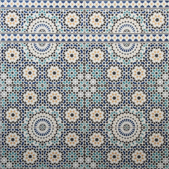 Moroccan wall tiles Riad
