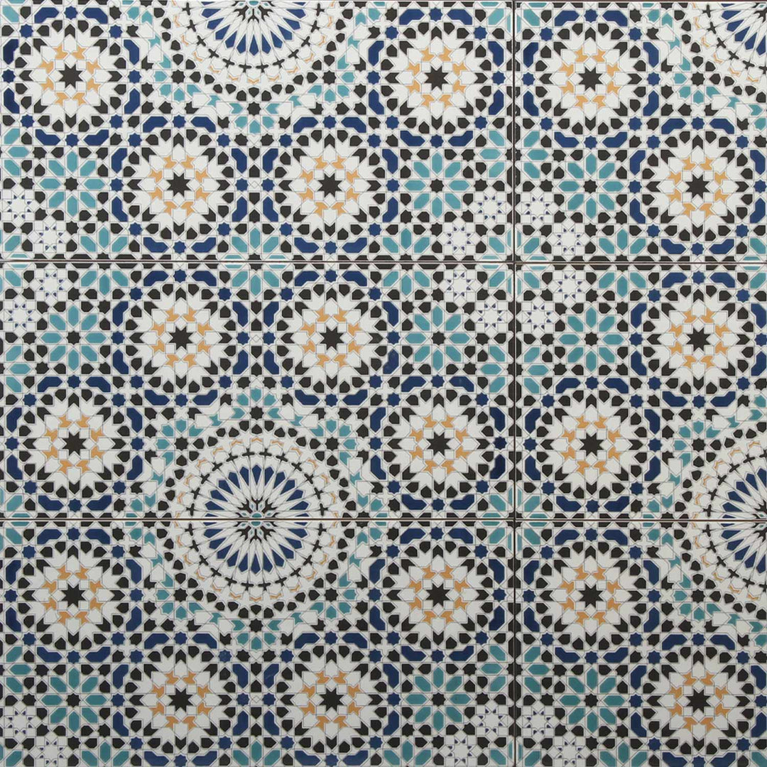 Moroccan wall tiles Riad