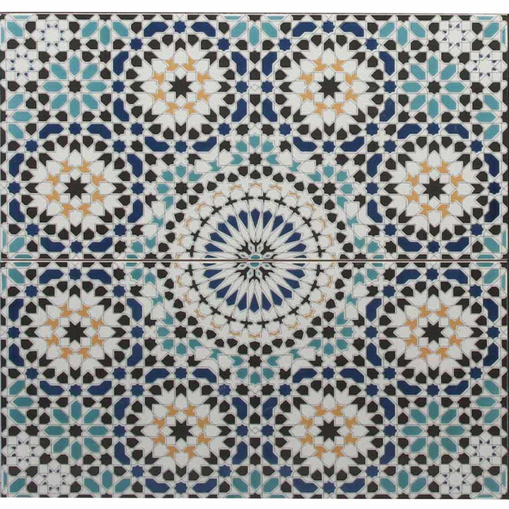 Moroccan wall tiles Riad