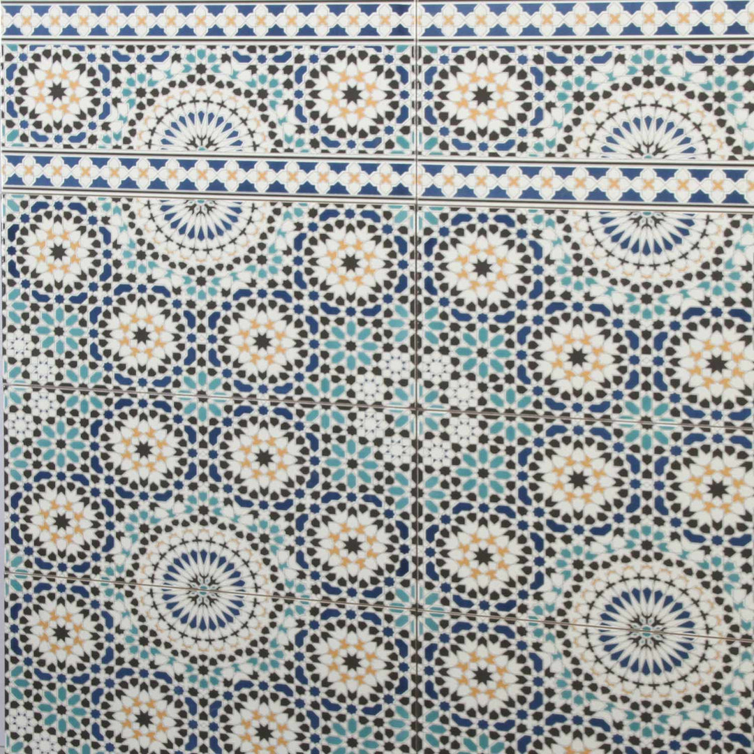Moroccan wall tiles Riad