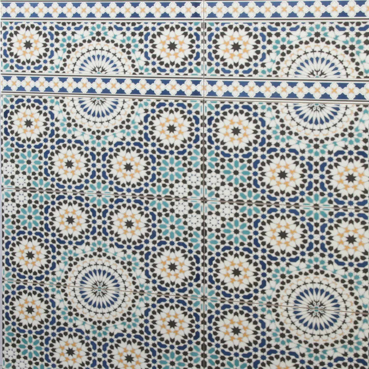 Moroccan wall tiles Riad