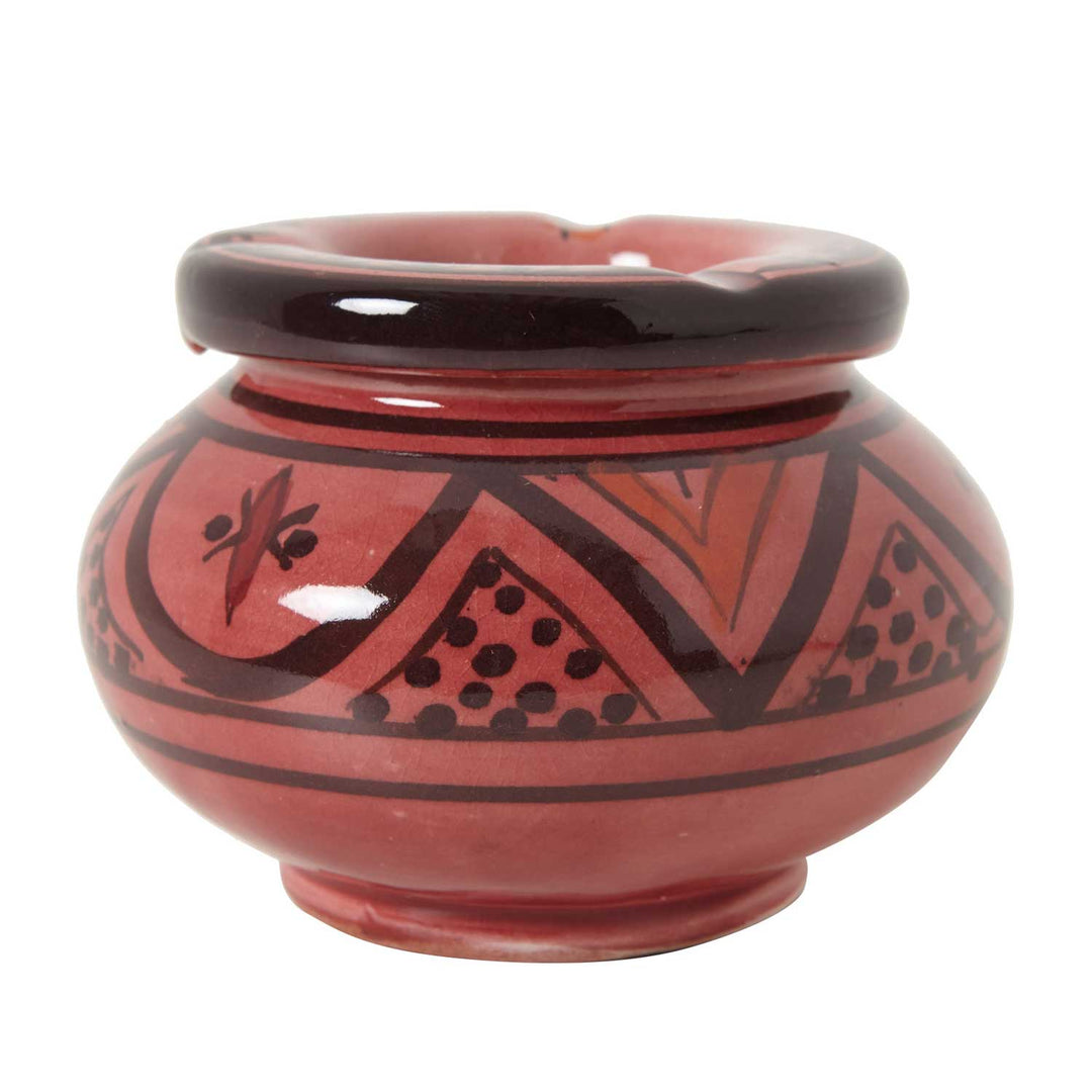 Ceramic ashtray, red