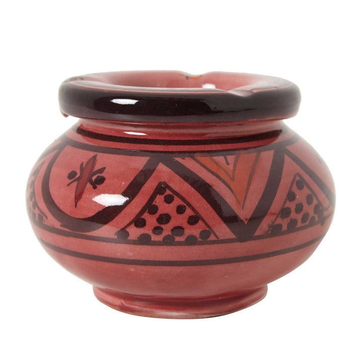 Ceramic ashtray, red