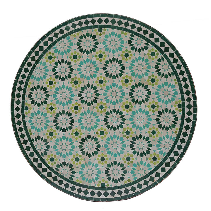 Mosaic table D120 Ankabut Turquoise