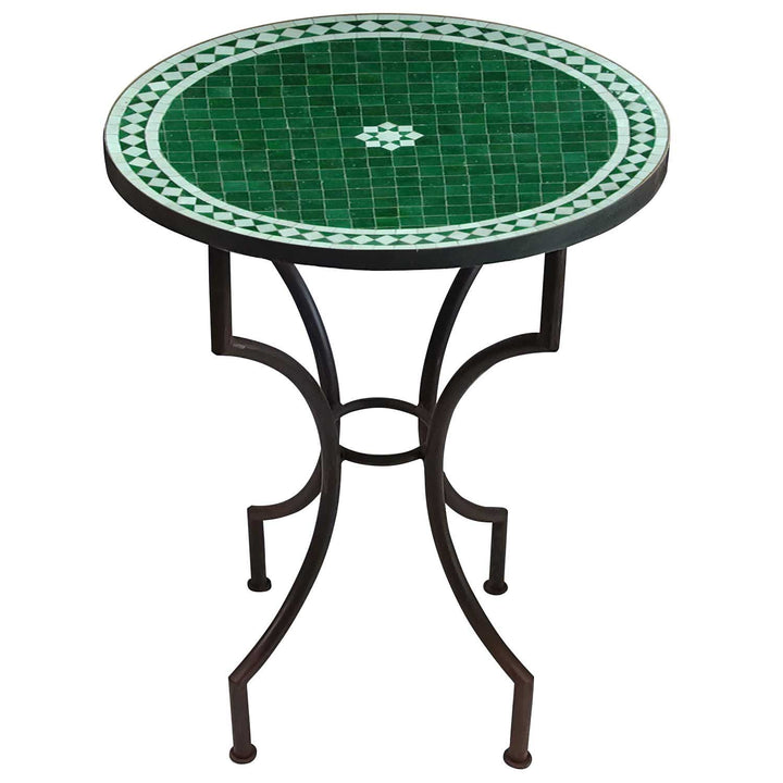 Round garden table