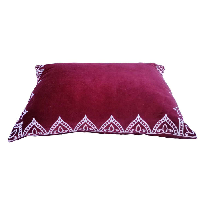 Moroccan velvet cushion Luka