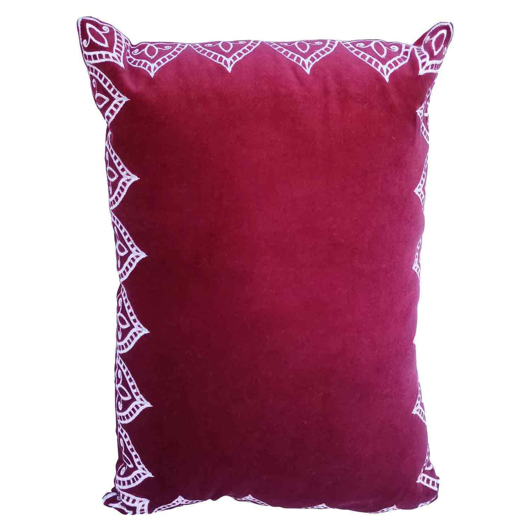 Moroccan velvet cushion Luka