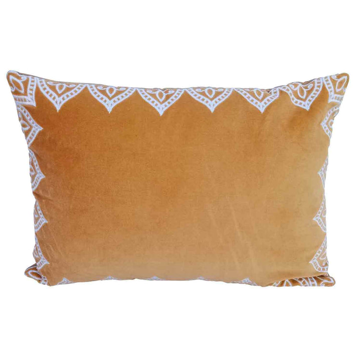 Moroccan velvet cushion Luka