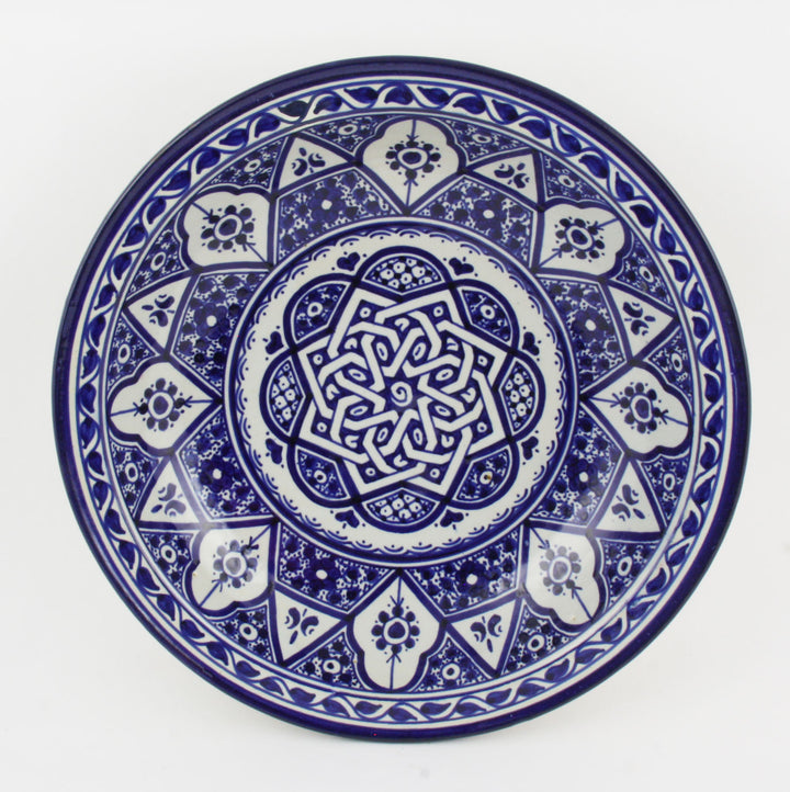 Hand-painted ceramic bowl from Morocco F019