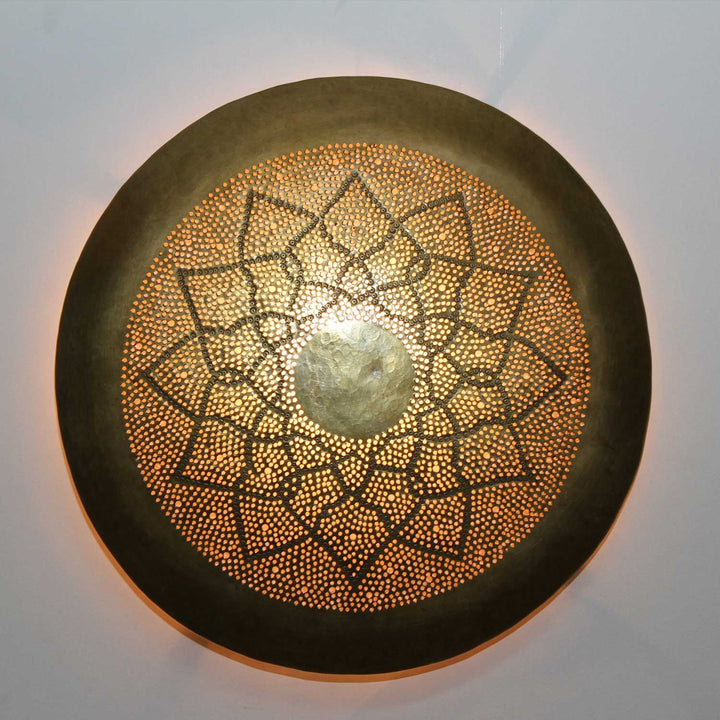 Brass wall lamp Aladdin