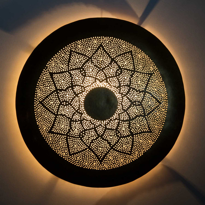 Brass wall lamp Aladdin