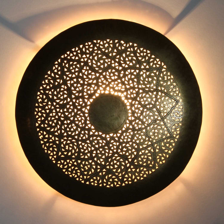 Hilal Small Brass Wall Lamp