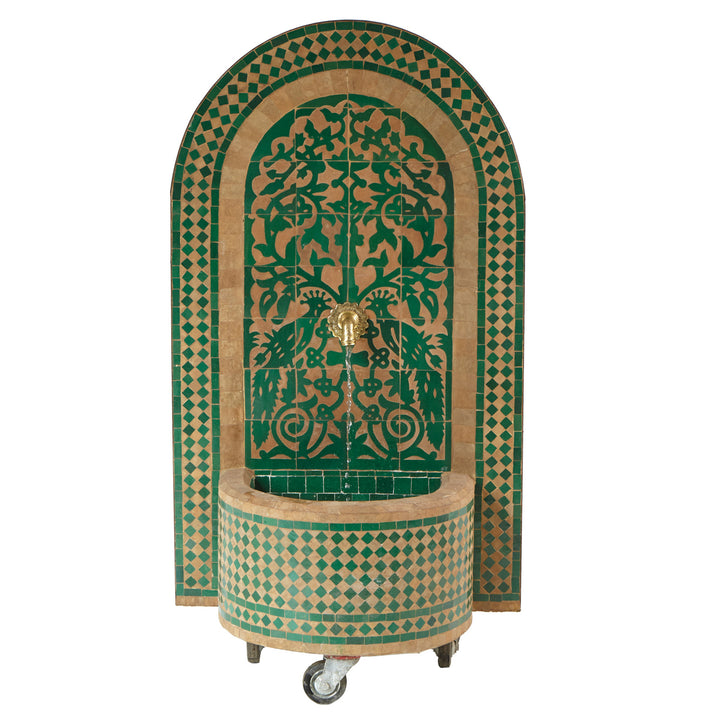 Mosaic fountain Tawus Green