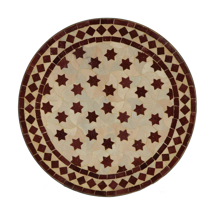 Mosaic table from Morocco - Round - M60-27