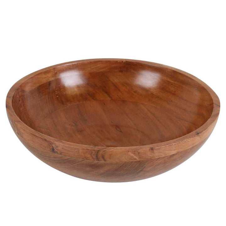 Oriental wooden bowl A35