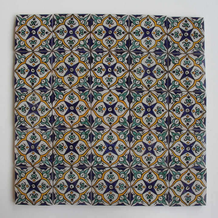 Hand-painted tile Asya