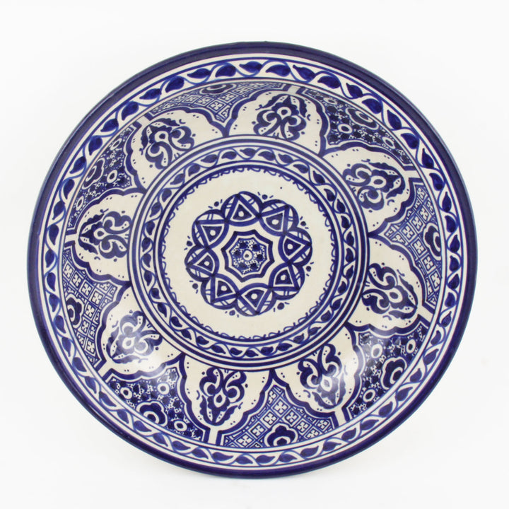 Hand-painted ceramic bowl from Morocco F010