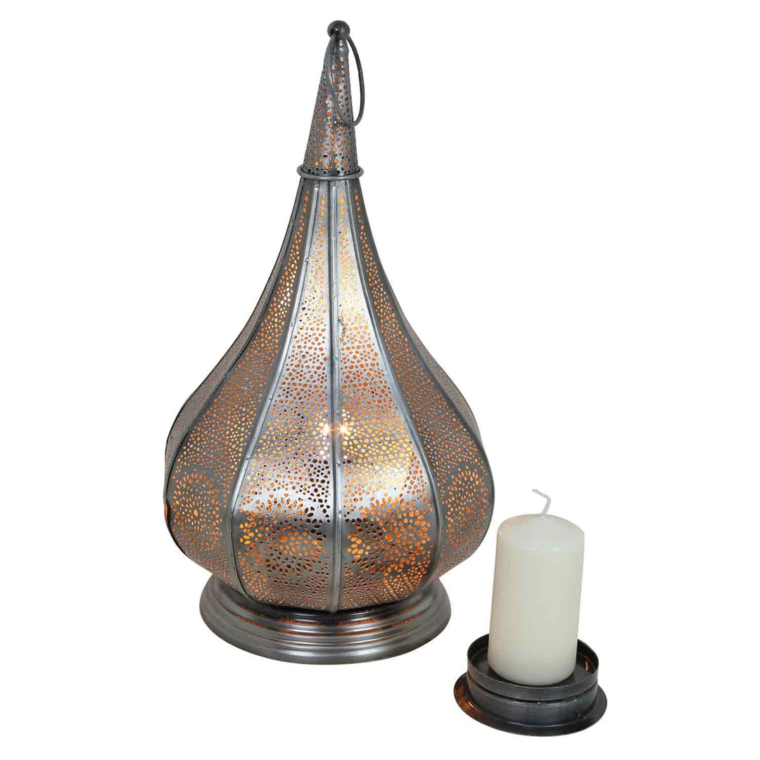 Oriental lamp Monza silver