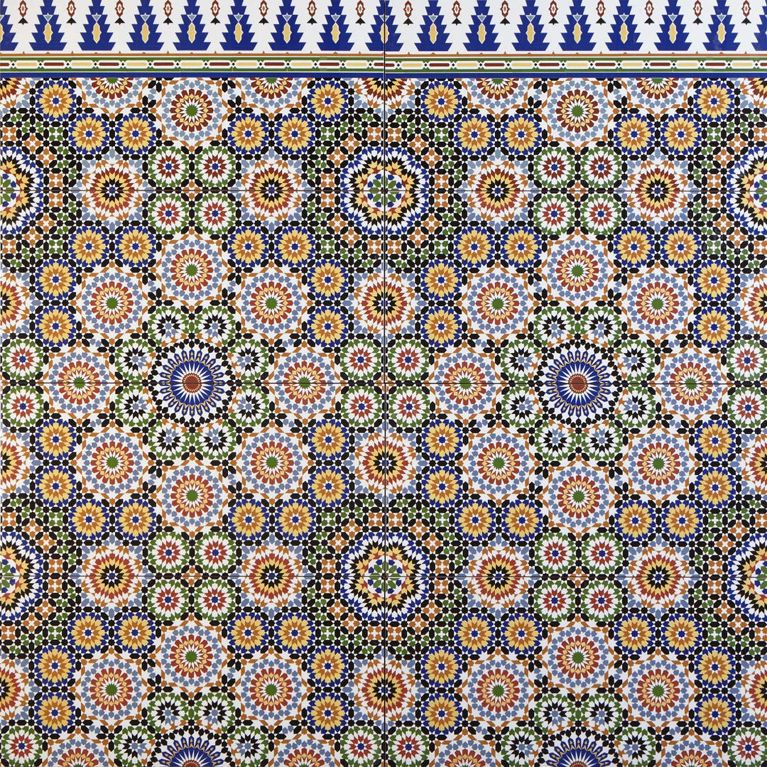 Oriental tile border Tamaris