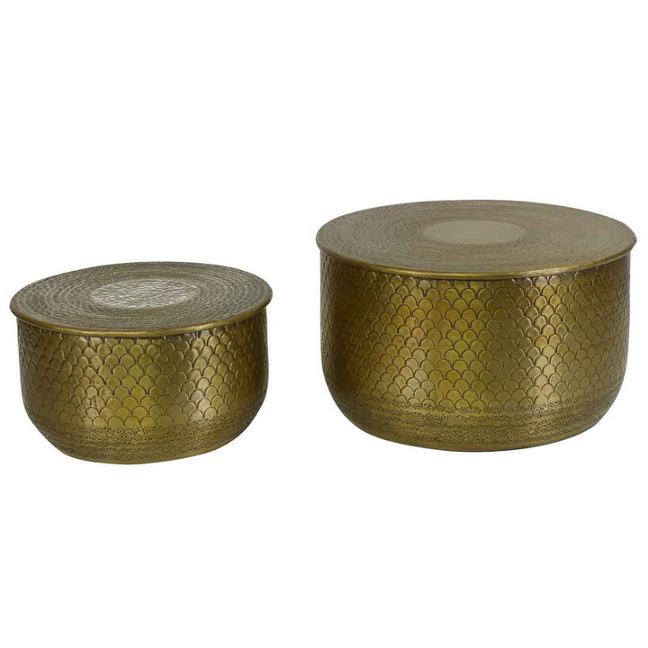 Alava Gold Oriental Side Table