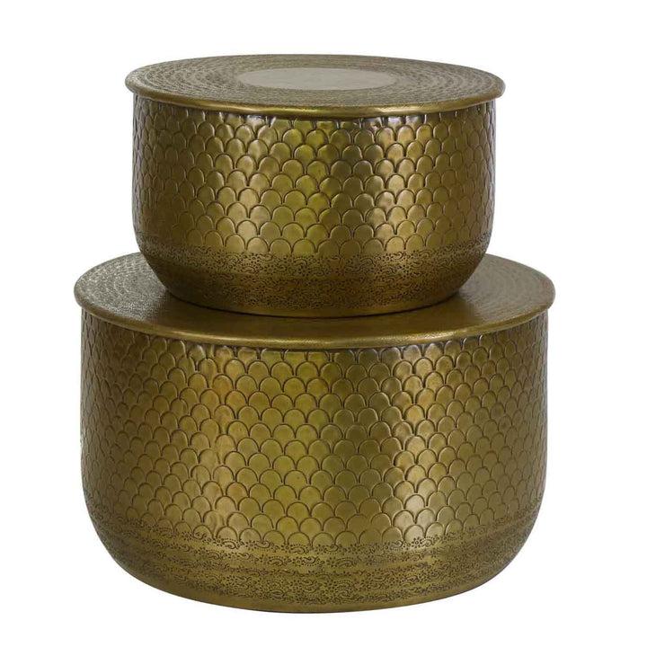 Alava Gold Oriental Side Table