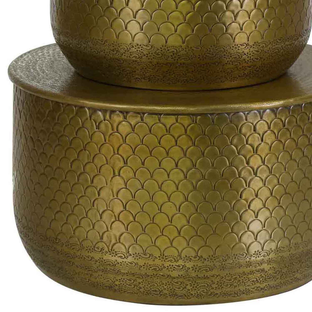 Alava Gold Oriental Side Table
