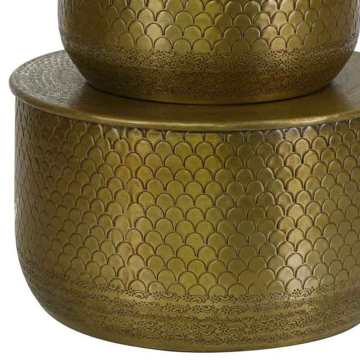Alava Gold Oriental Side Table