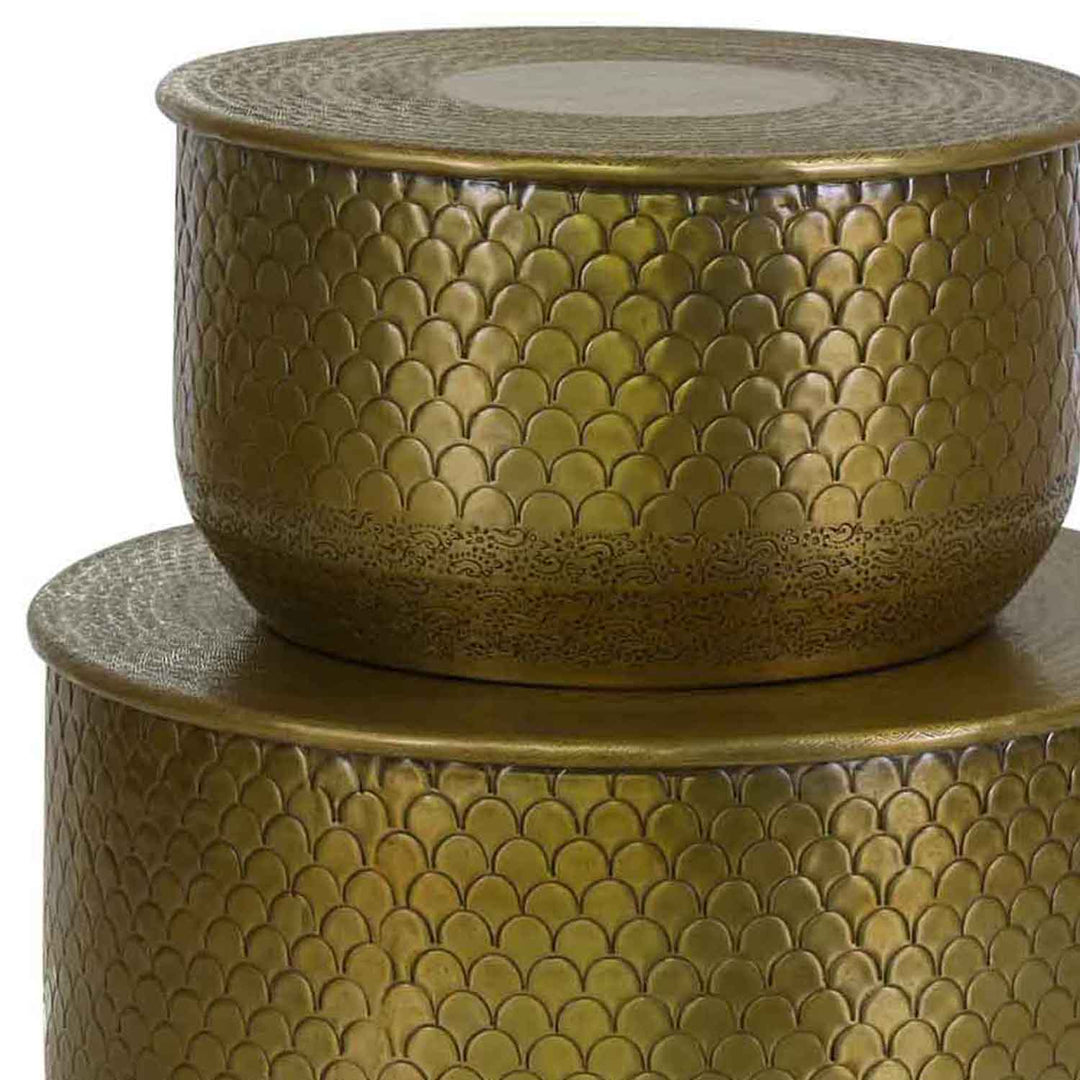 Alava Gold Oriental Side Table