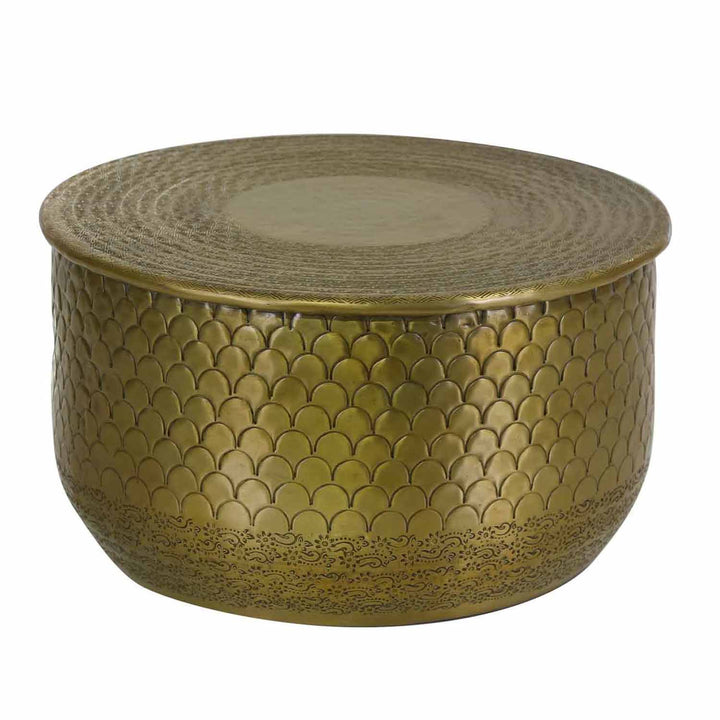 Alava Gold Oriental Side Table
