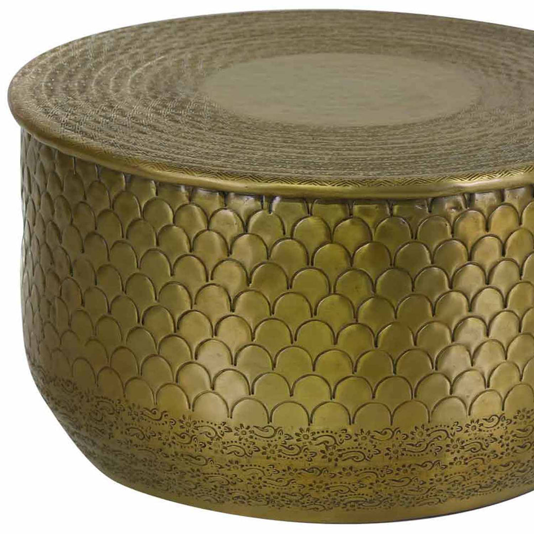 Alava Gold Oriental Side Table