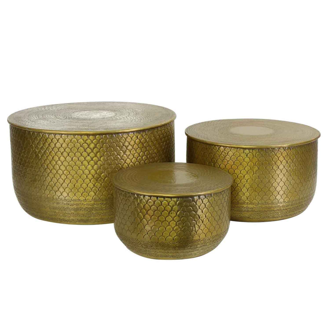 Alava Gold Oriental Side Table