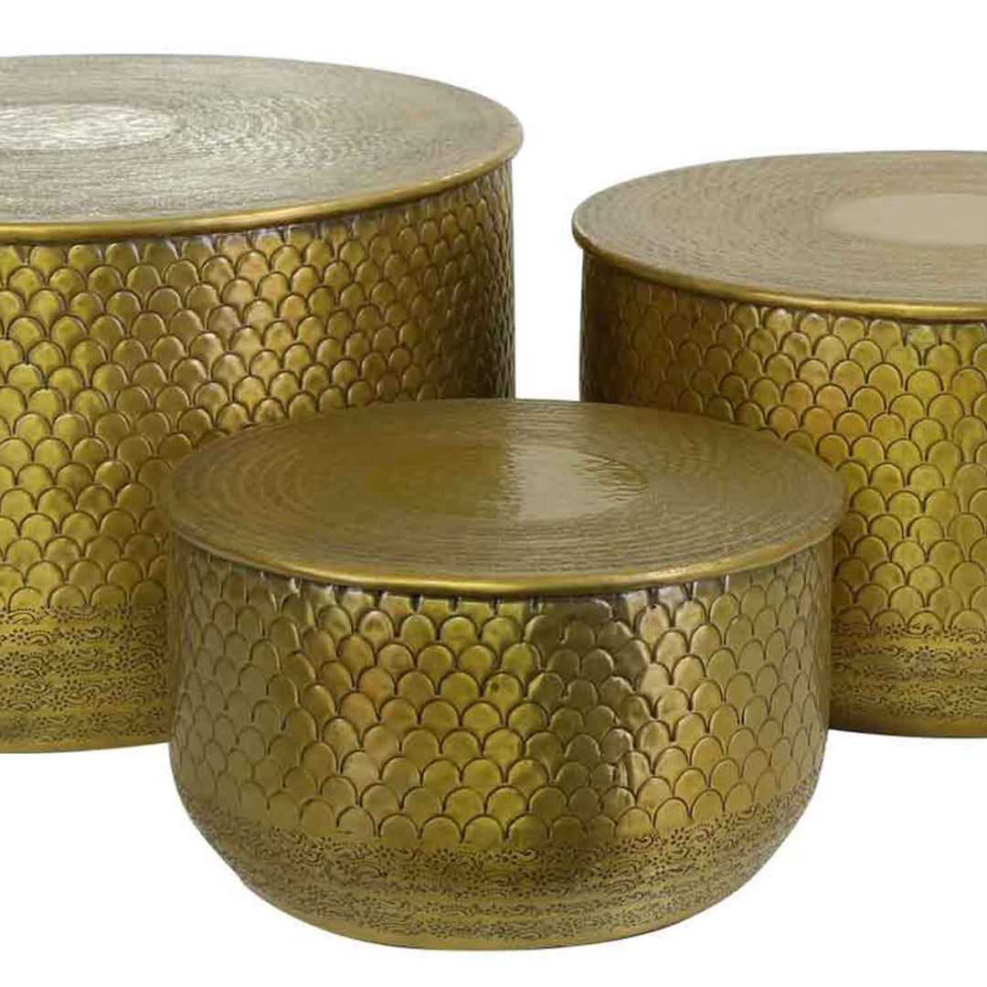 Alava Gold Oriental Side Table
