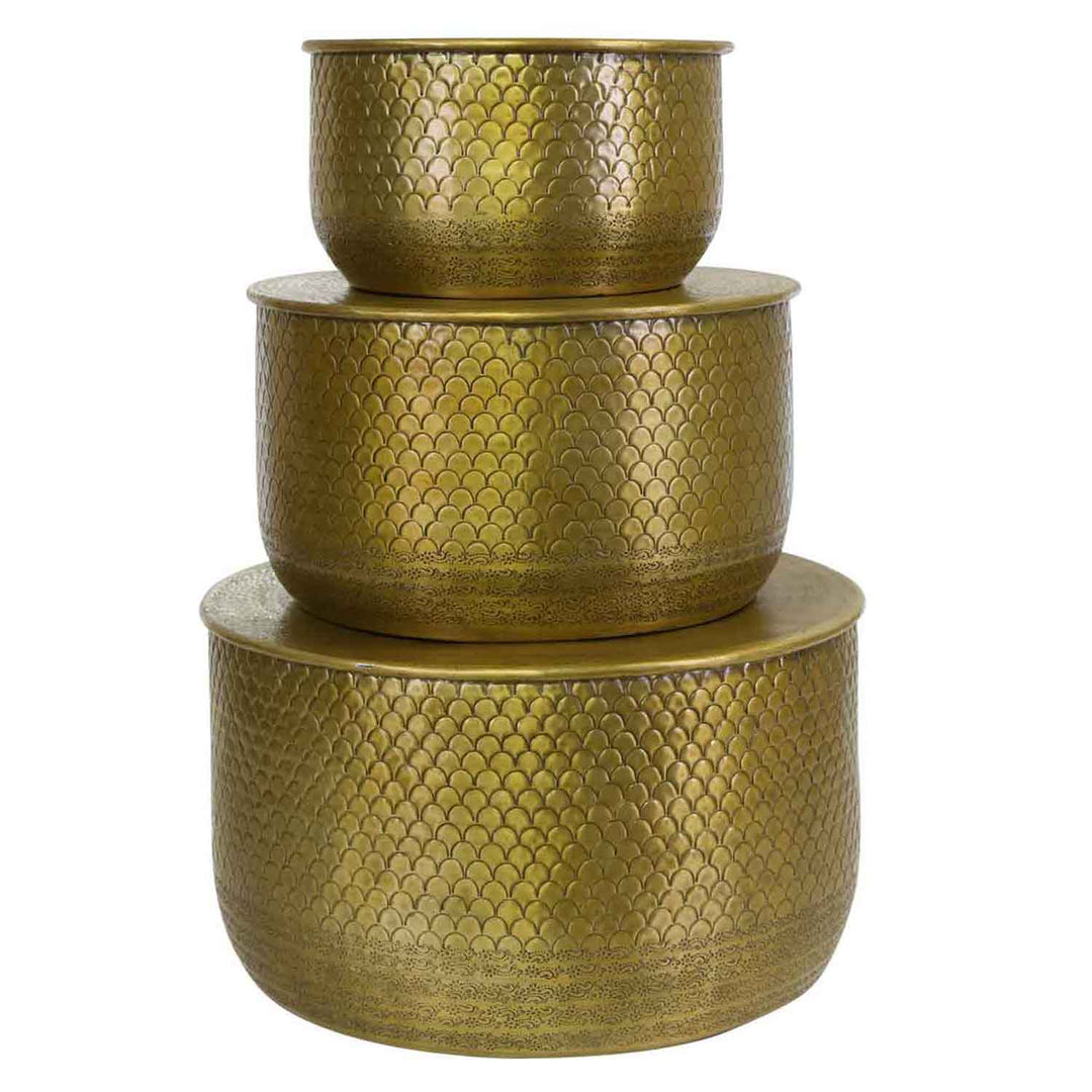 Alava Gold Oriental Side Table