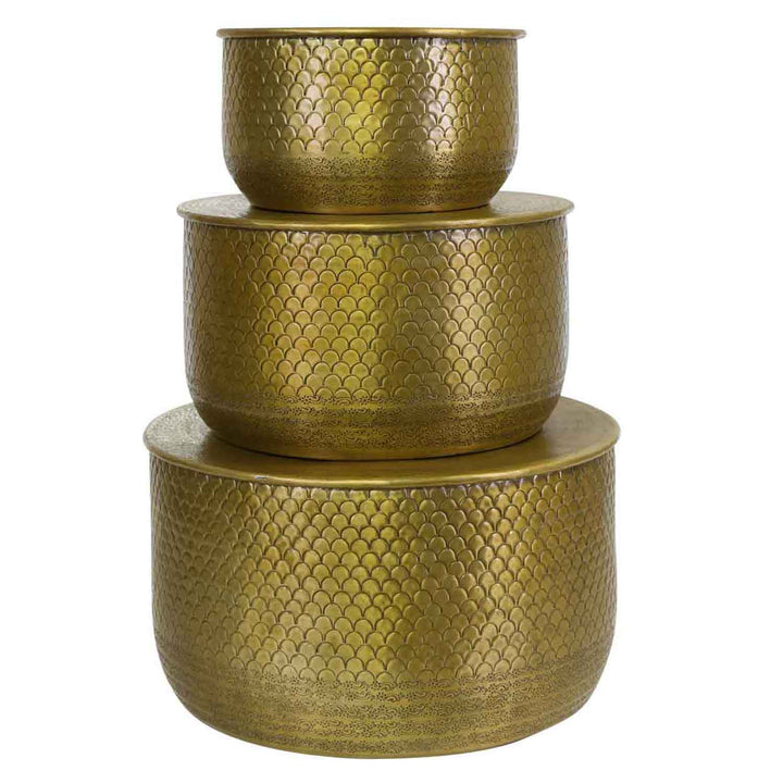 Alava Gold Oriental Side Table