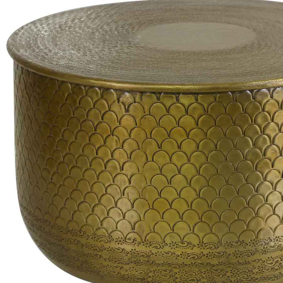 Alava Gold Oriental Side Table