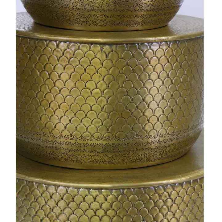 Alava Gold Oriental Side Table