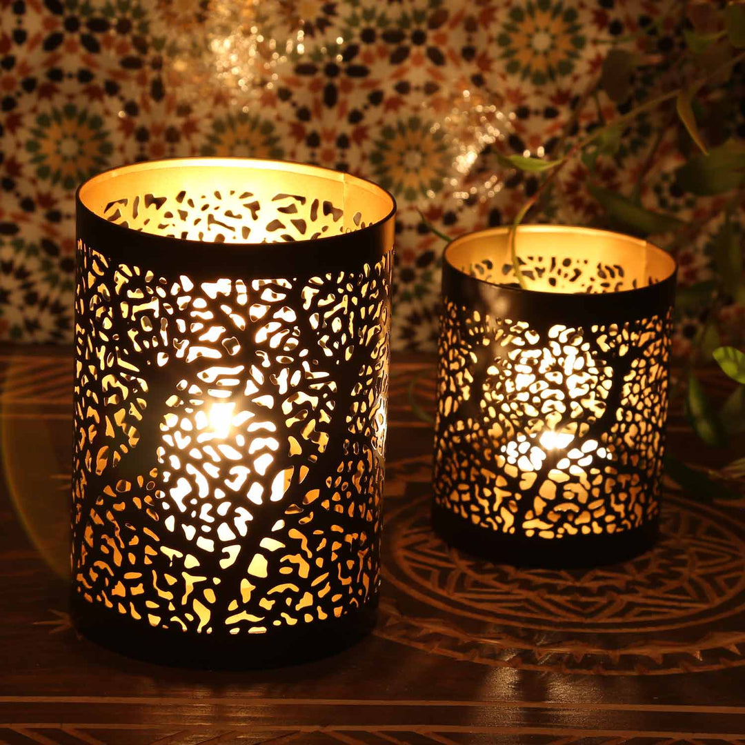 Ancona Oriental Lantern Set of 2
