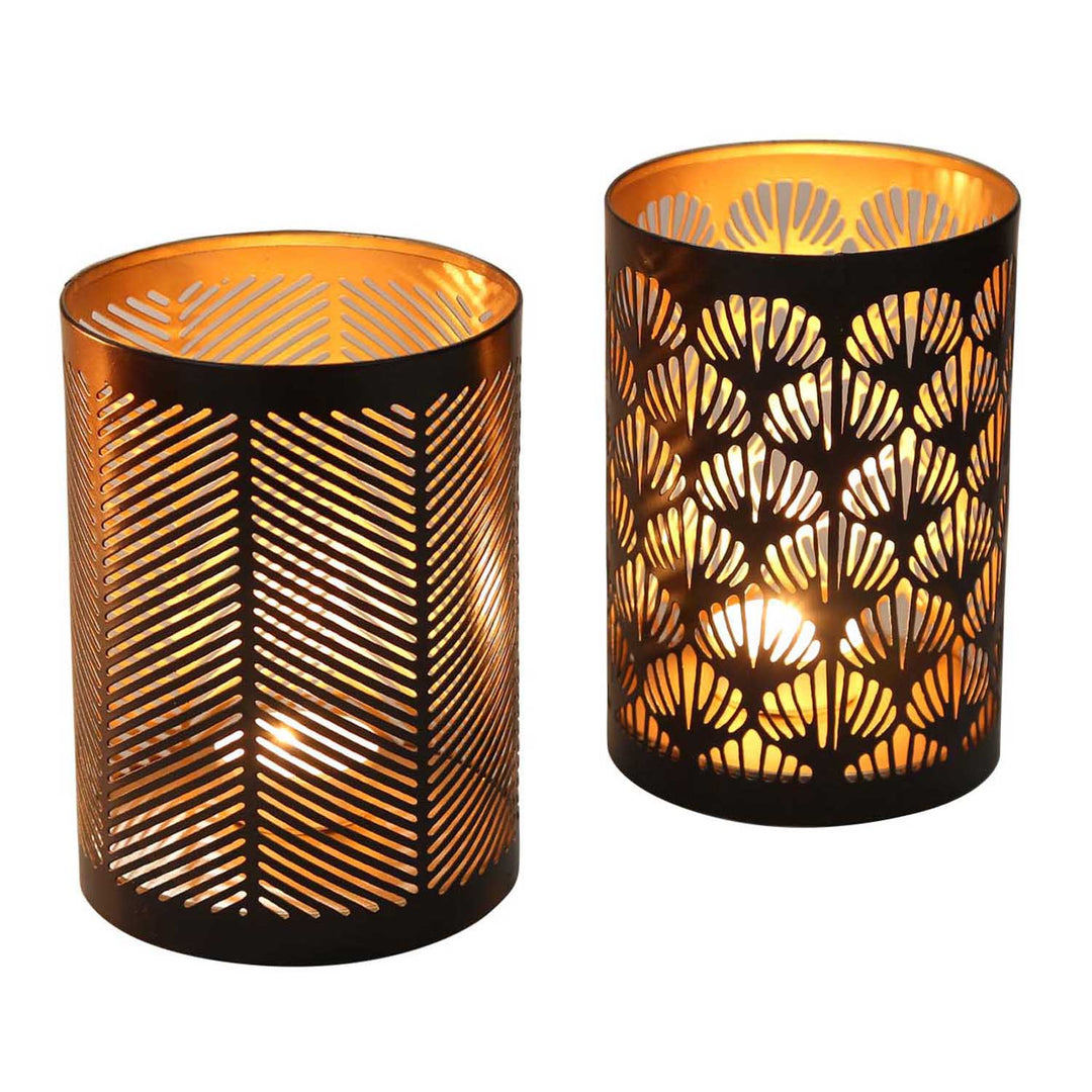 Oriental Lucca lantern, set of 2