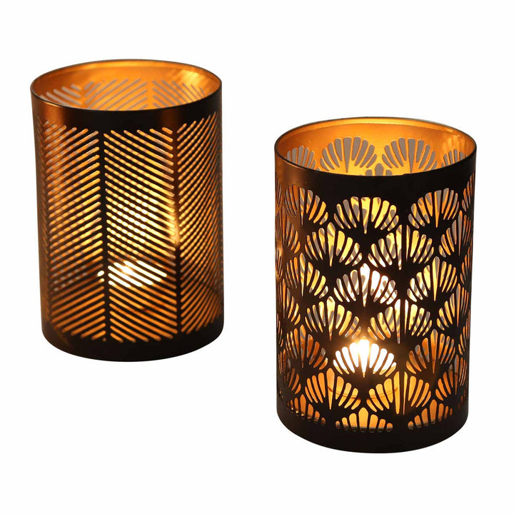 Oriental Lucca lantern, set of 2