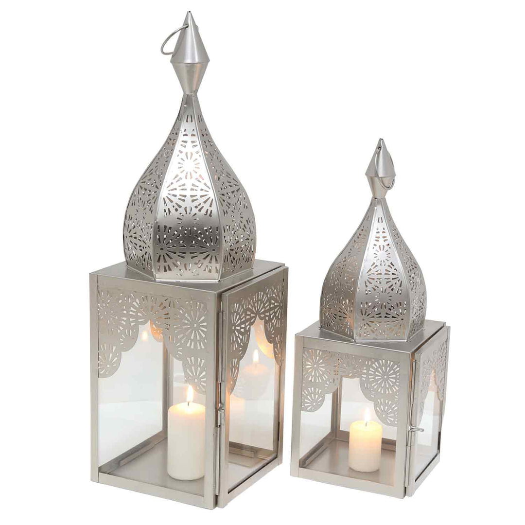Oriental lantern Modena silver L&M