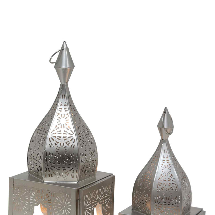 Oriental lantern Modena silver L&M