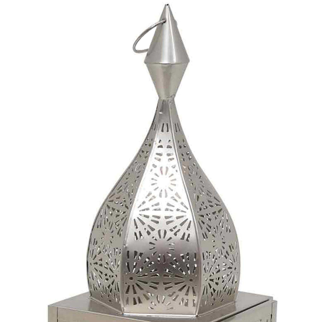 Oriental lantern Modena silver L