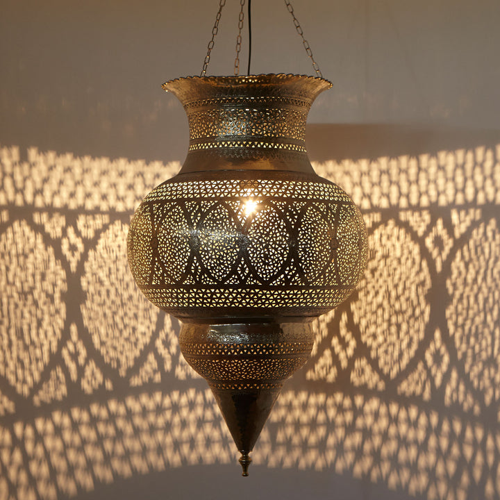 Oriental silver lamp Aleyna