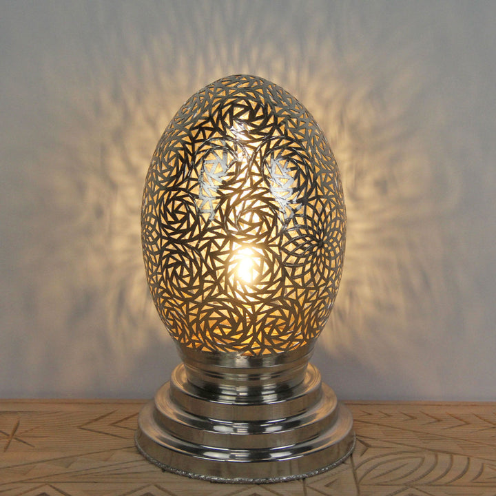 Oriental silver lamp Gülse