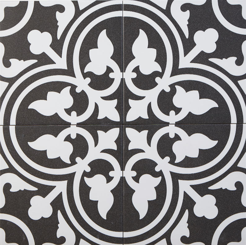 Moroccan tile Flavie Noir